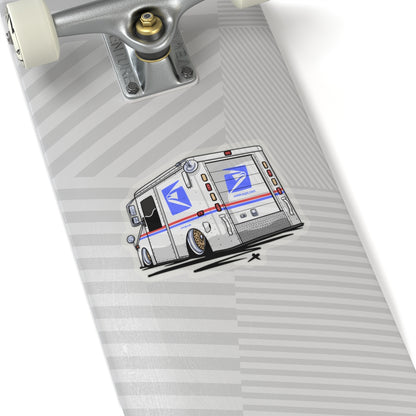 Sxetched – Slammed Mail Truck Street Utility Sticker