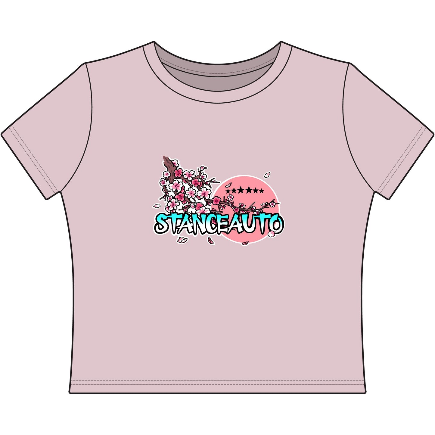 Stance Auto Sakura Women’s Baby Tee
