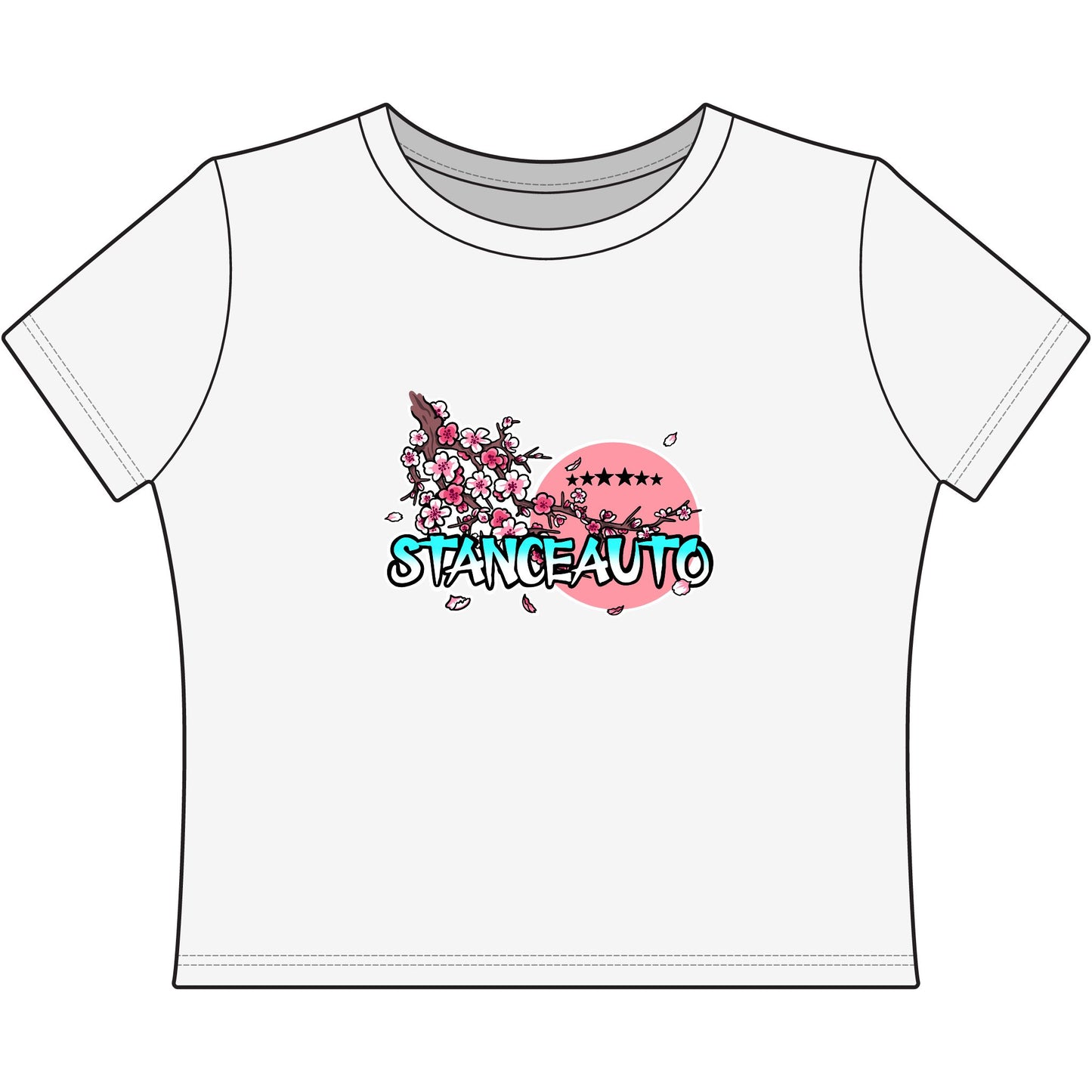 Stance Auto Sakura Women’s Baby Tee
