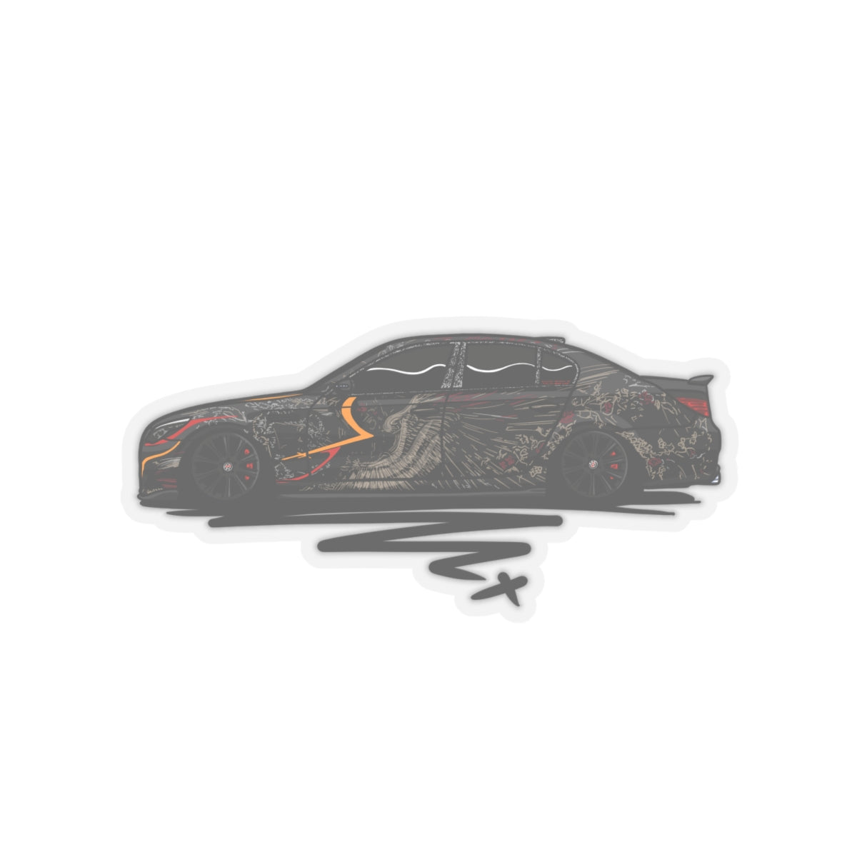 Sxetched — 2008 BMW E60 DINAN M5 6MT Street Spec Sticker