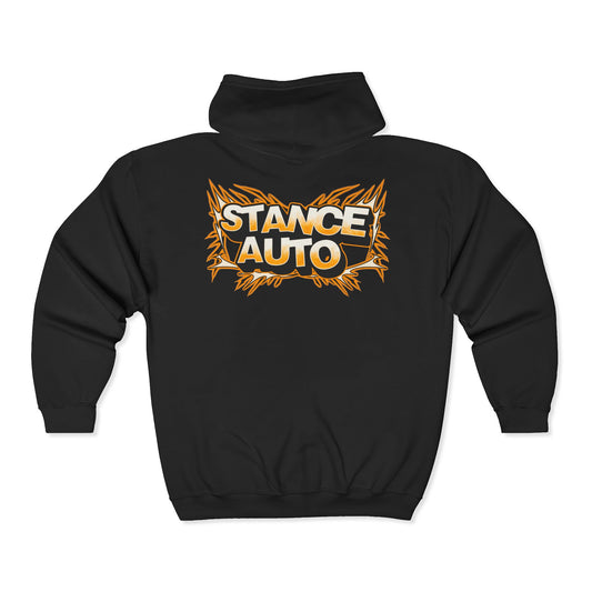 Sudadera con capucha y cremallera completa "Carbon Voltage" para Tesla Model 3 de Stance Auto