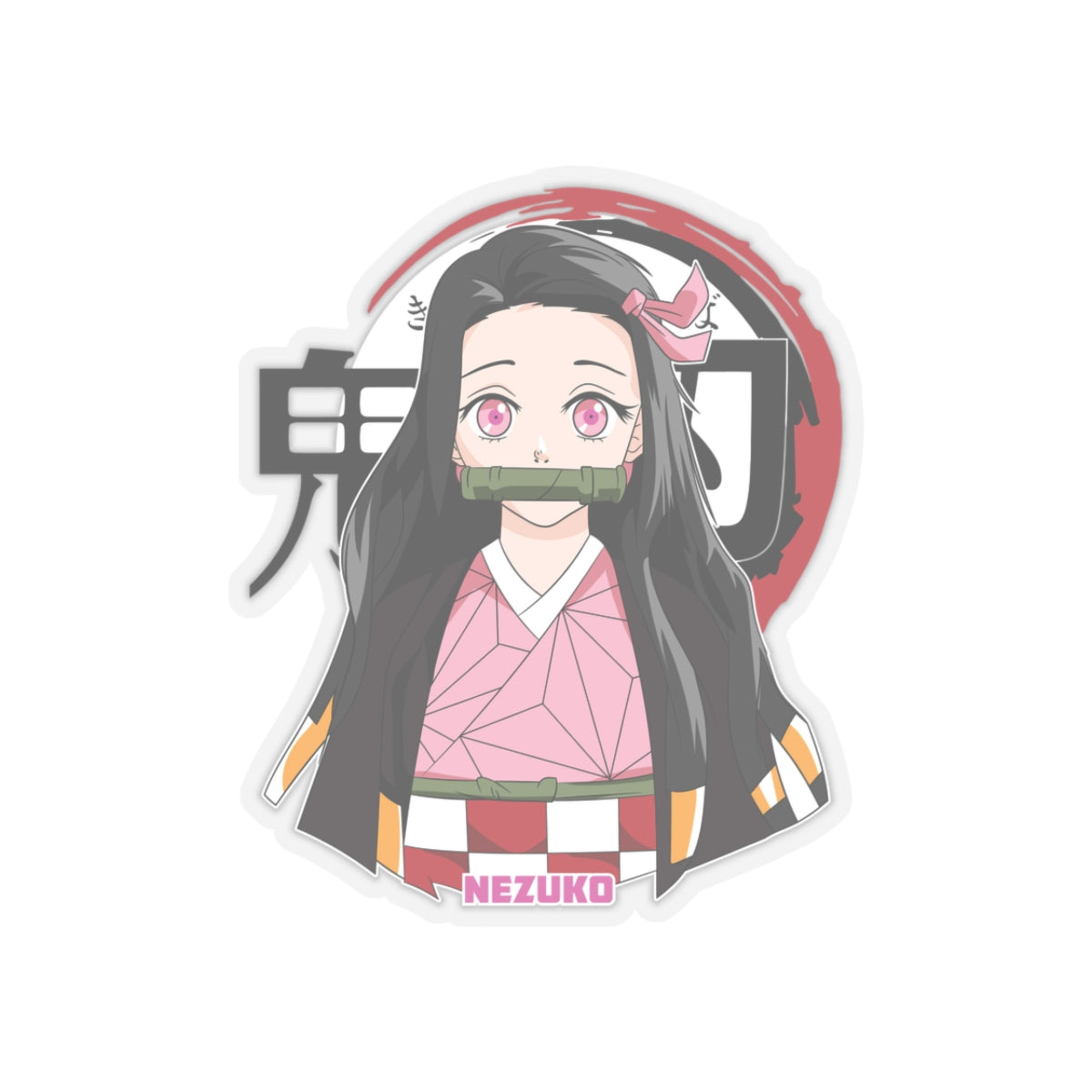 Bamboo Demon Guardian – Anime Inspired Sticker