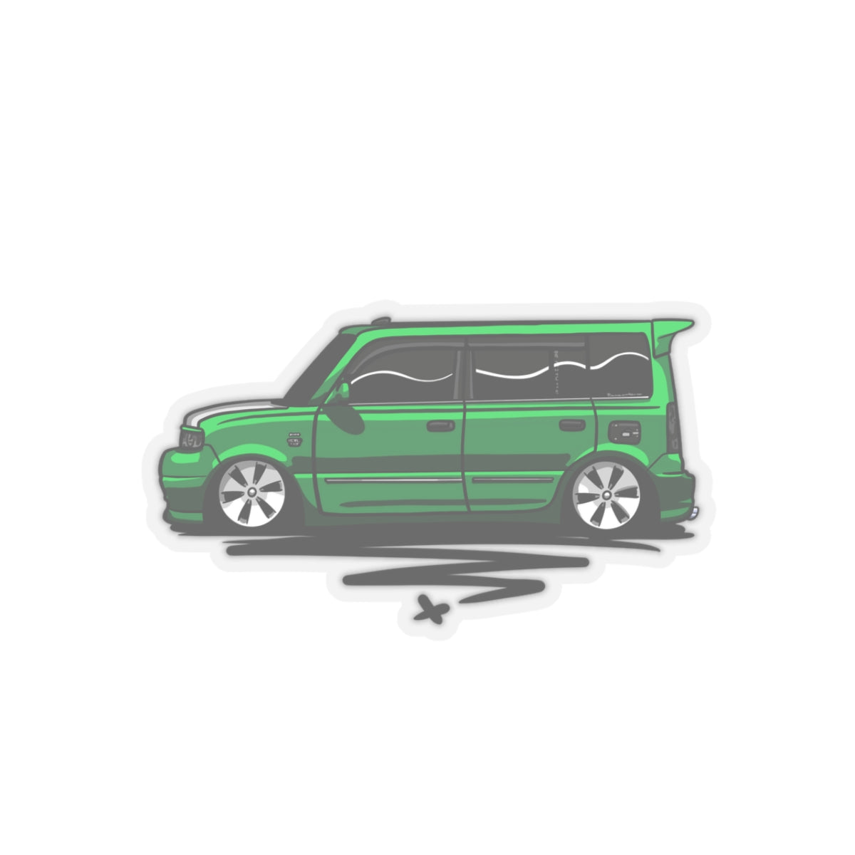 Sxetched – 2006 Scion xB Slammed Box Edition Sticker