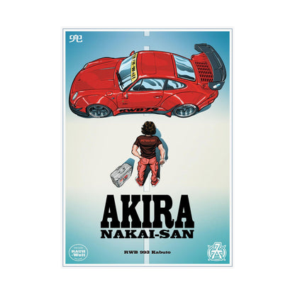 Akira Nakai-San – RWB 993 “Kabuto” Póster Mate