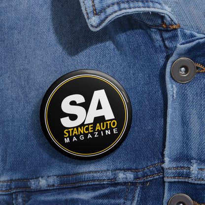 Stance Auto Magazine Logo Pin Button — Official Street Culture Badge