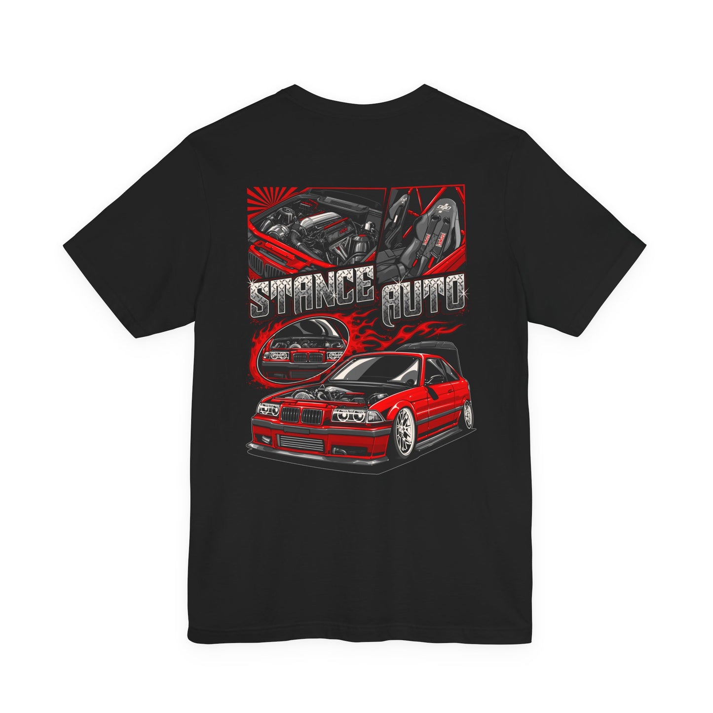 Stance Auto BMW E36 Unisex Jersey Short Sleeve Tee