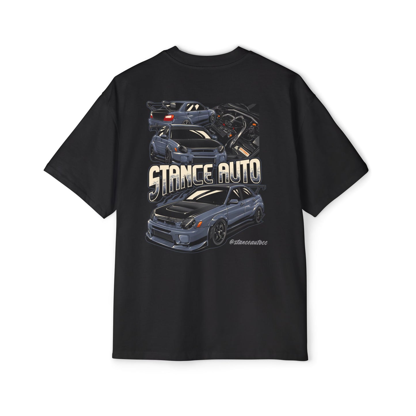 Stance Auto 2002 Subaru Impreza WRX Heavy Oversized Tee