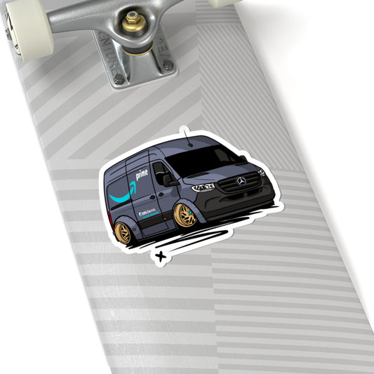 Sxetched – Slammed Delivery Van Street Utility Sticker