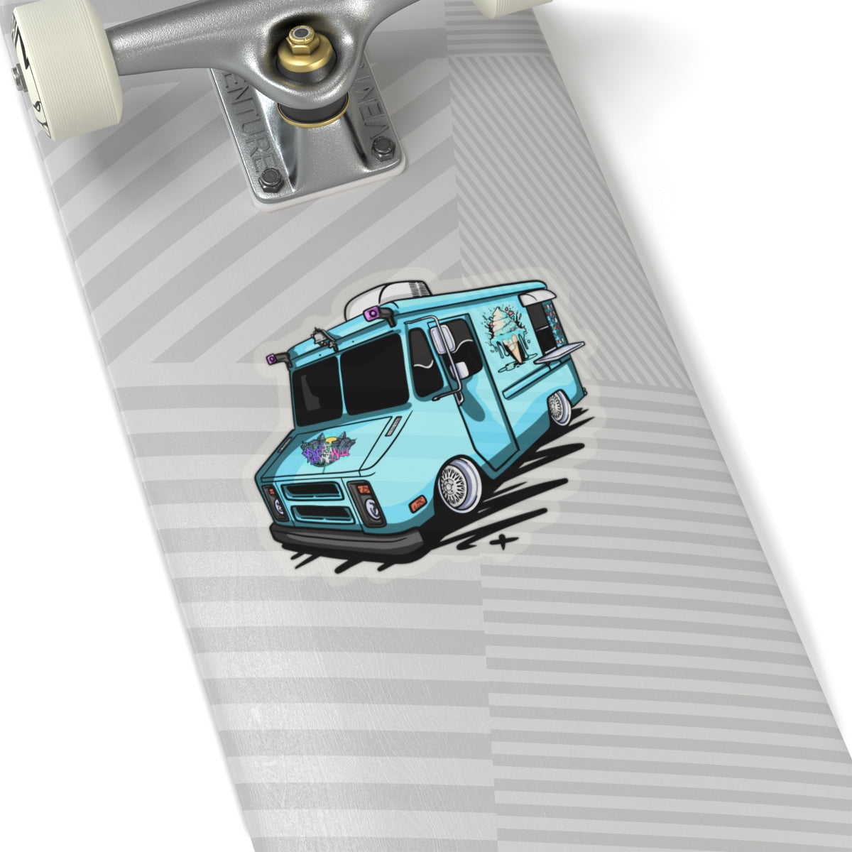 Sxetched – Slammed Ice Cream Truck Sweet Stance Sticker