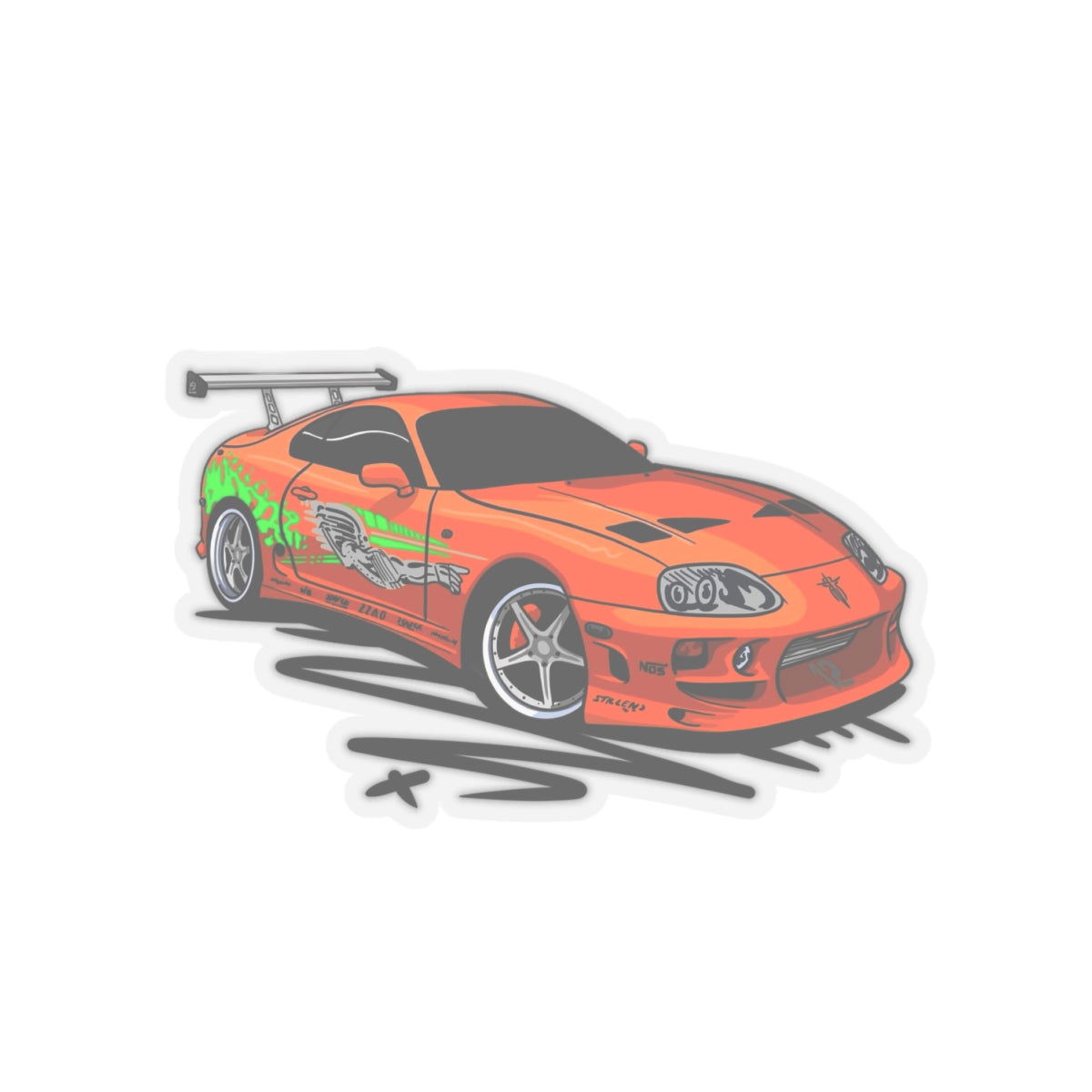 Sxetched – 1994 Toyota Supra MK4 Street Icon Edition Sticker