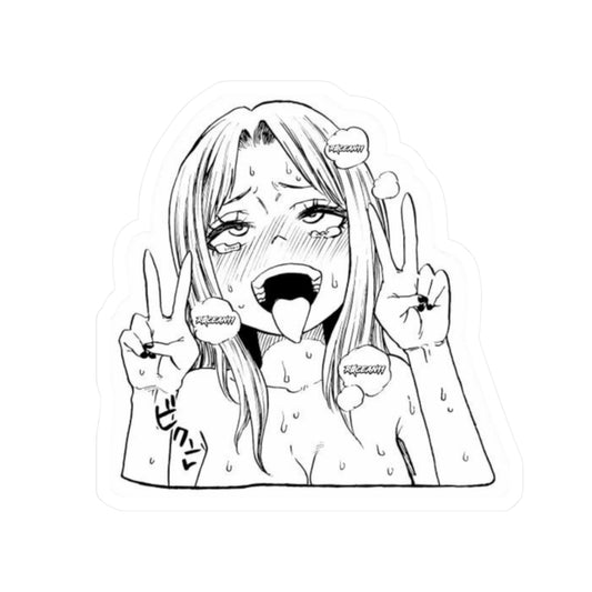 Sultry Ahegao Bliss Sticker