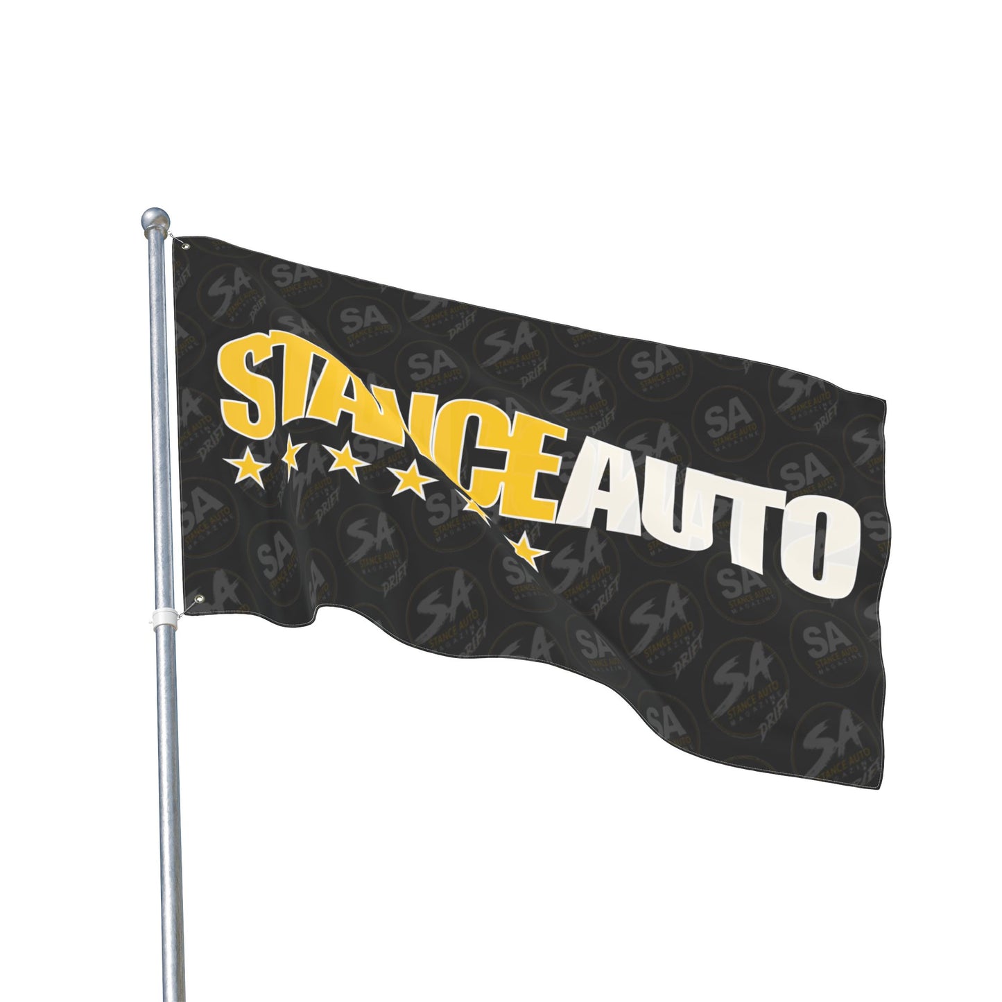 Stance Auto Double-Sided Flag