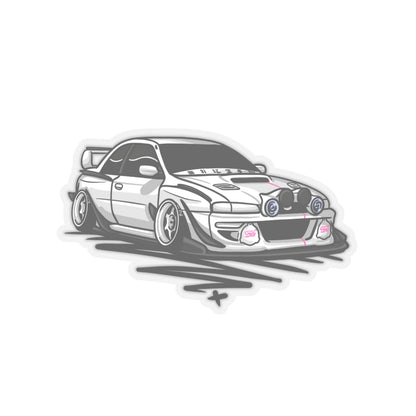 Sxetched – Subie Widebody Rally Stance Sticker