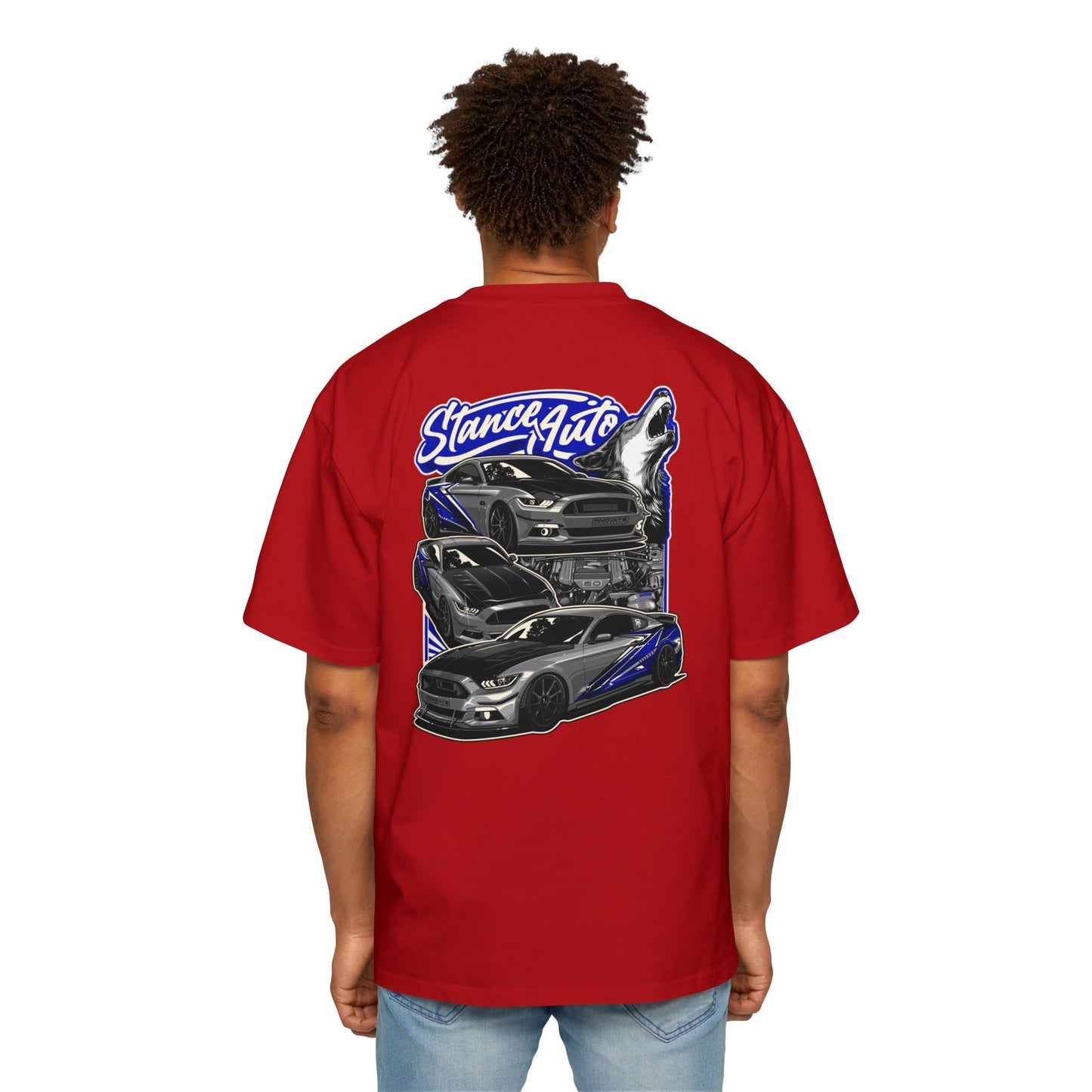 Stance Auto Ford Coyote Mustang Heavy Oversized Tee