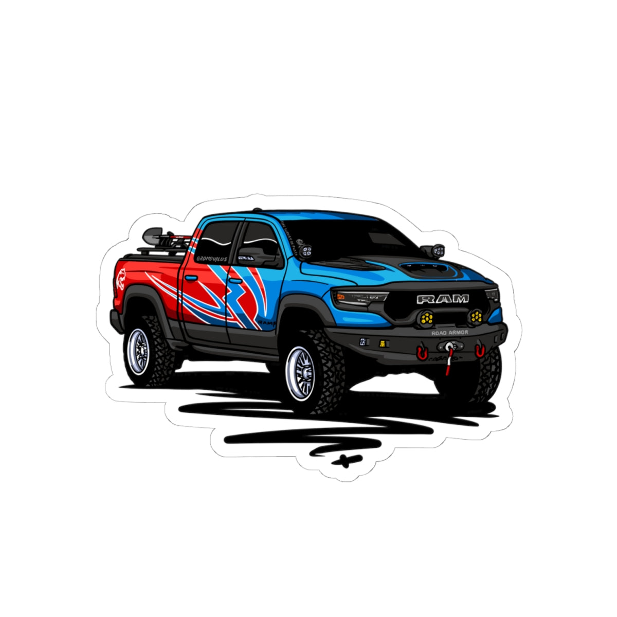 Sxetched — 2022 Ram TRX Redeye Off-Road Beast Sticker