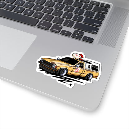 Sxetched – Retro Rocket Delivery Truck Slammed Edition Sticker