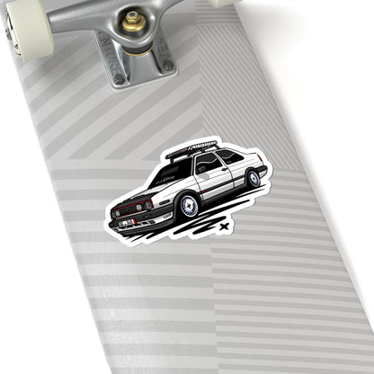 Sxetched – 1988 VW Jetta Coupe Classic Euro Sticker