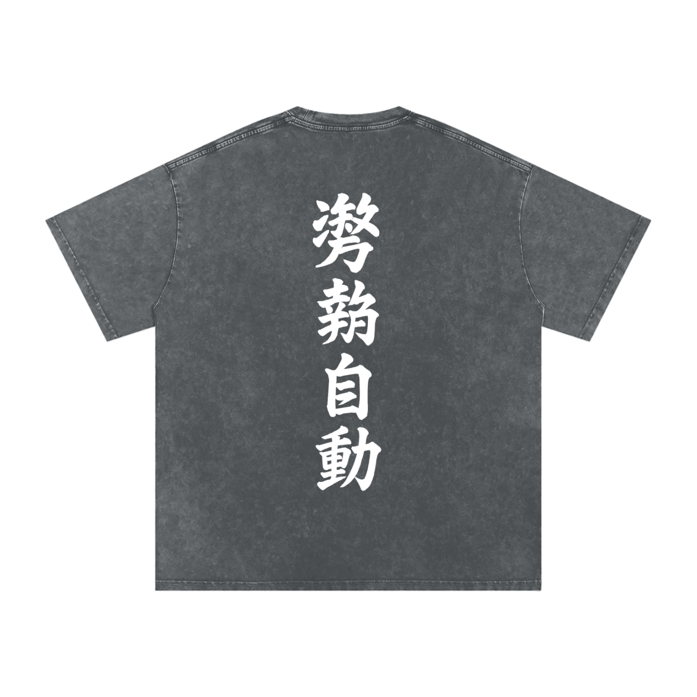 Stance Auto Kanji Snow Washed Oversized Cotton T-Shirt