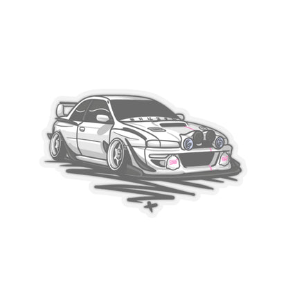 Sxetched – Subie Widebody Rally Stance Sticker