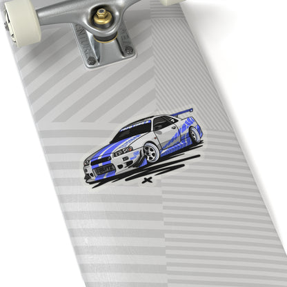 Sxetched – Nissan Skyline GT-R R34 Street Legend Edition Sticker