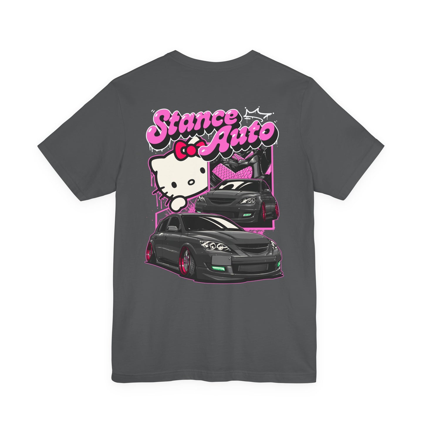 Stance Auto Mazdaspeed 3 “Kitty Stance” Unisex Jersey Short Sleeve Tee