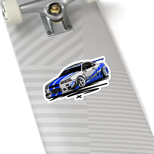 Sxetched – Nissan Skyline GT-R R34 Street Legend Edition Sticker