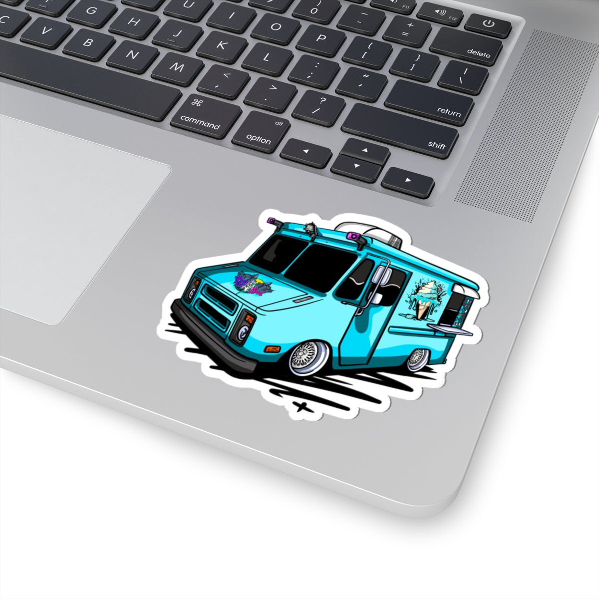 Sxetched – Slammed Ice Cream Truck Sweet Stance Sticker