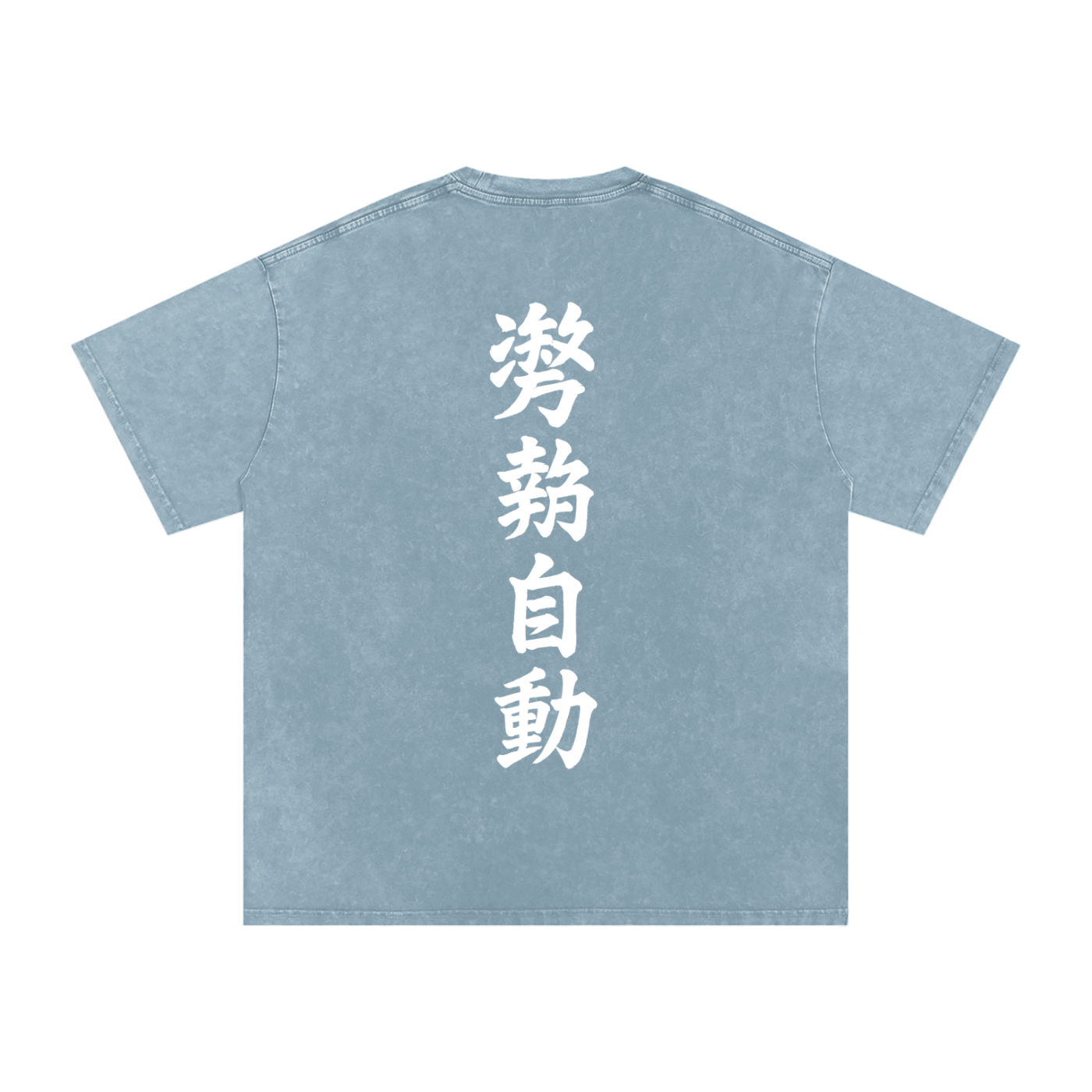 Stance Auto Kanji Snow Washed Oversized Cotton T-Shirt
